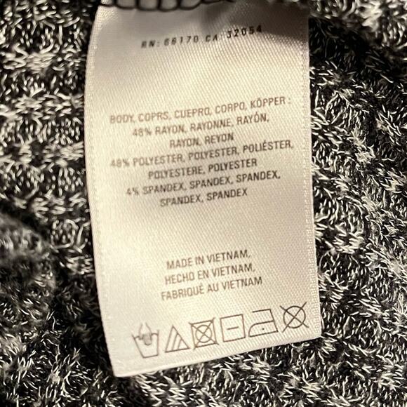 ANTHROPOLOGIE Akemi + Kim Gray Woodruff Faux Wrap Cardigan Sweater Size XS - Picture 5 of 5